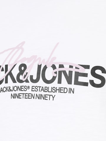 Jack & Jones Plus Μπλουζάκι 'ARUBA' σε λευκό