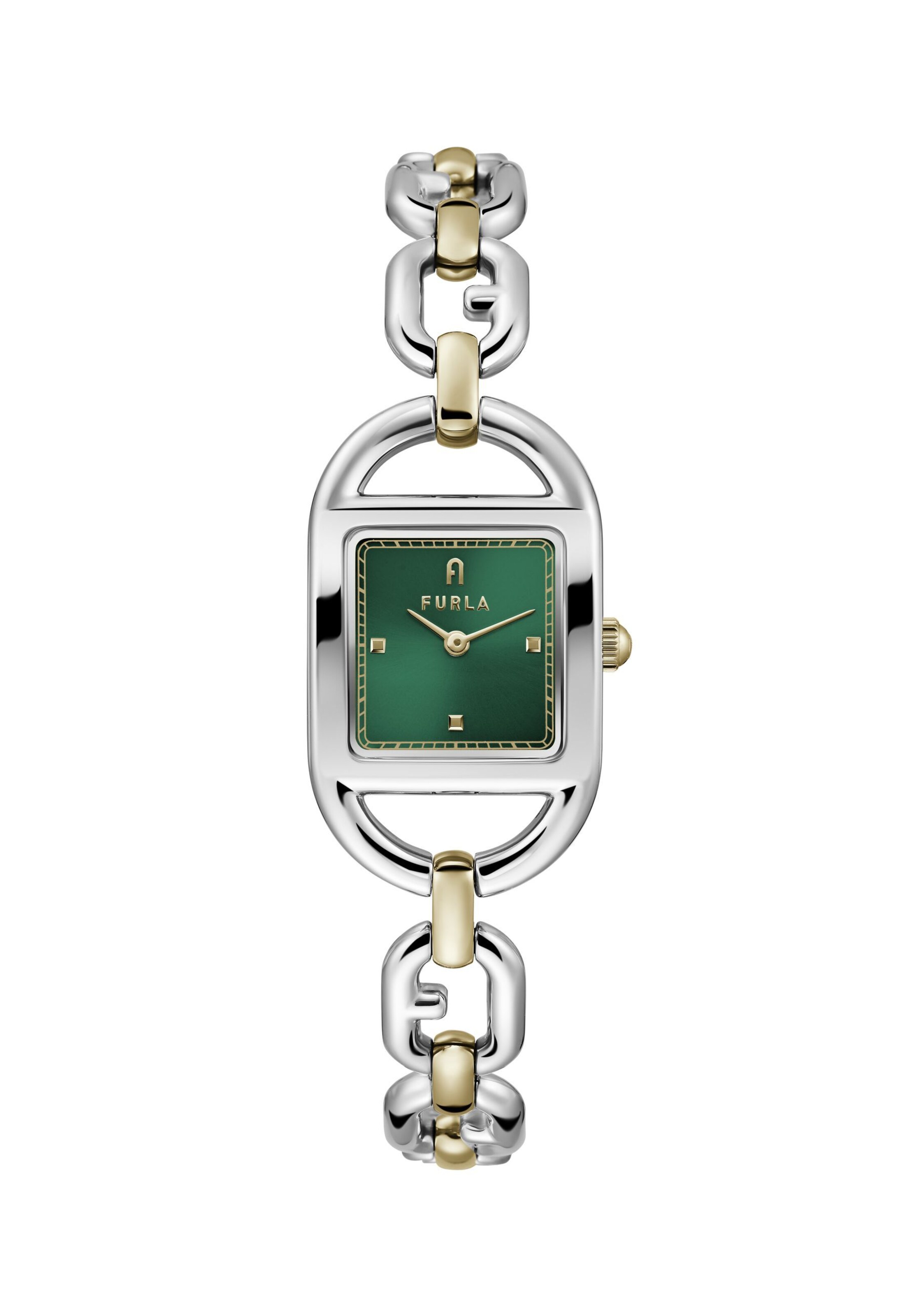 FURLA Analog Watch in Silver: front