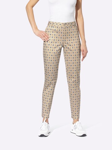 heine - regular Pantalón en beige: frente
