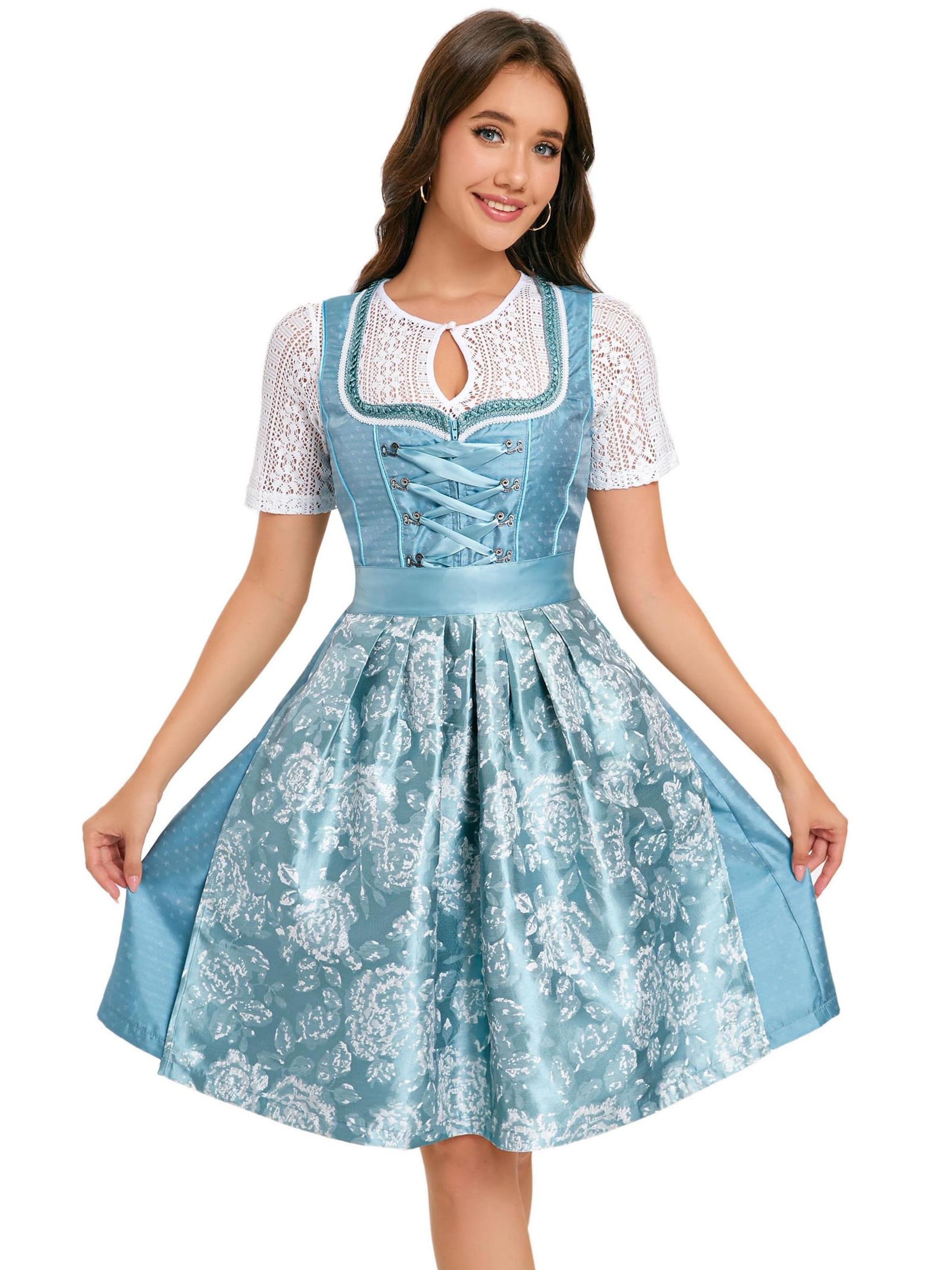 Yesfashion Dirndl‌‌‌‌‌‌‌‌ in blau, Produktansicht