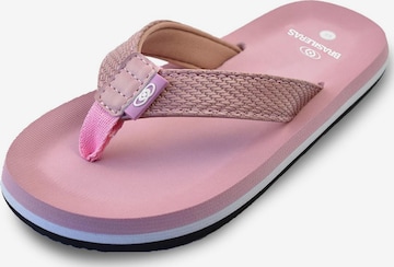 Brasileras Beach & swim shoe 'Puff' in Pink: front