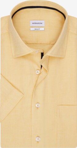 SEIDENSTICKER Regular fit Button Up Shirt in Yellow