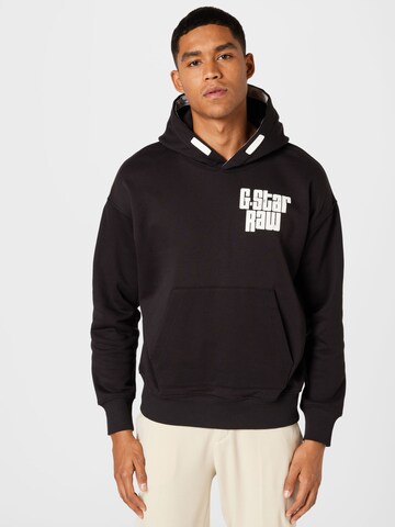 G-Star RAW - Sudadera en negro: frente