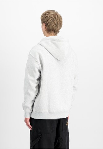 ALPHA INDUSTRIES Sweat jacket in Grey
