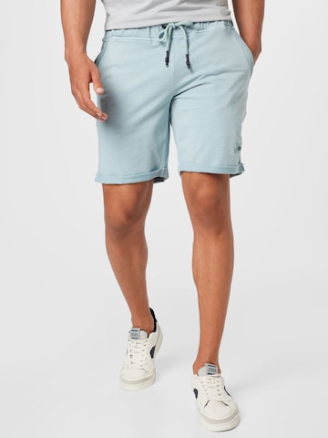 Key Largo Regular Broek 'MARC' in Blauw: voorkant