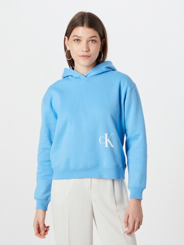 Calvin Klein Jeans Sweatshirt in Blau: Vorderseite