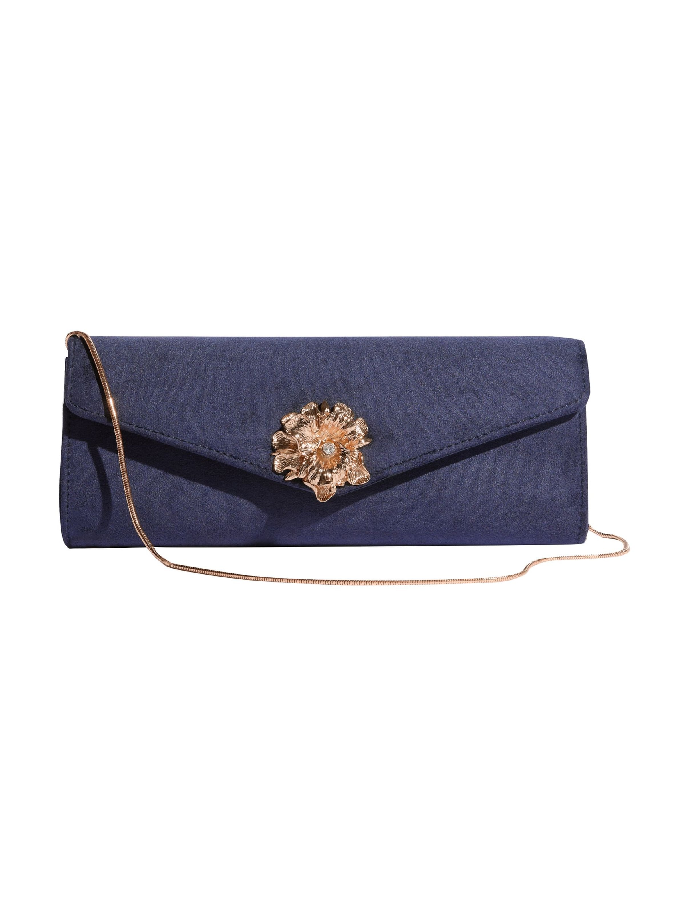 Lipsy Clutch in Blau: Vorderseite