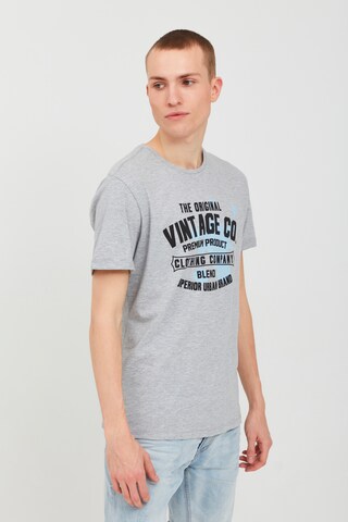 BLEND T-Shirt mit Druck in Grau: predná strana