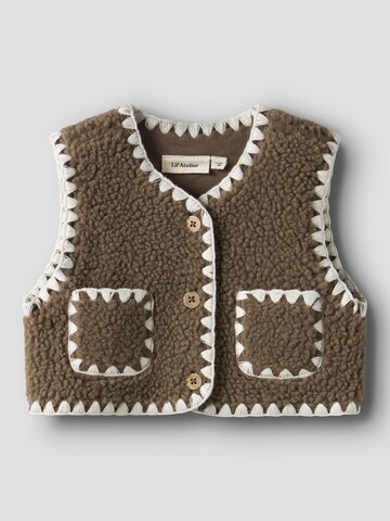 Lil'Atelier Vest in Brown