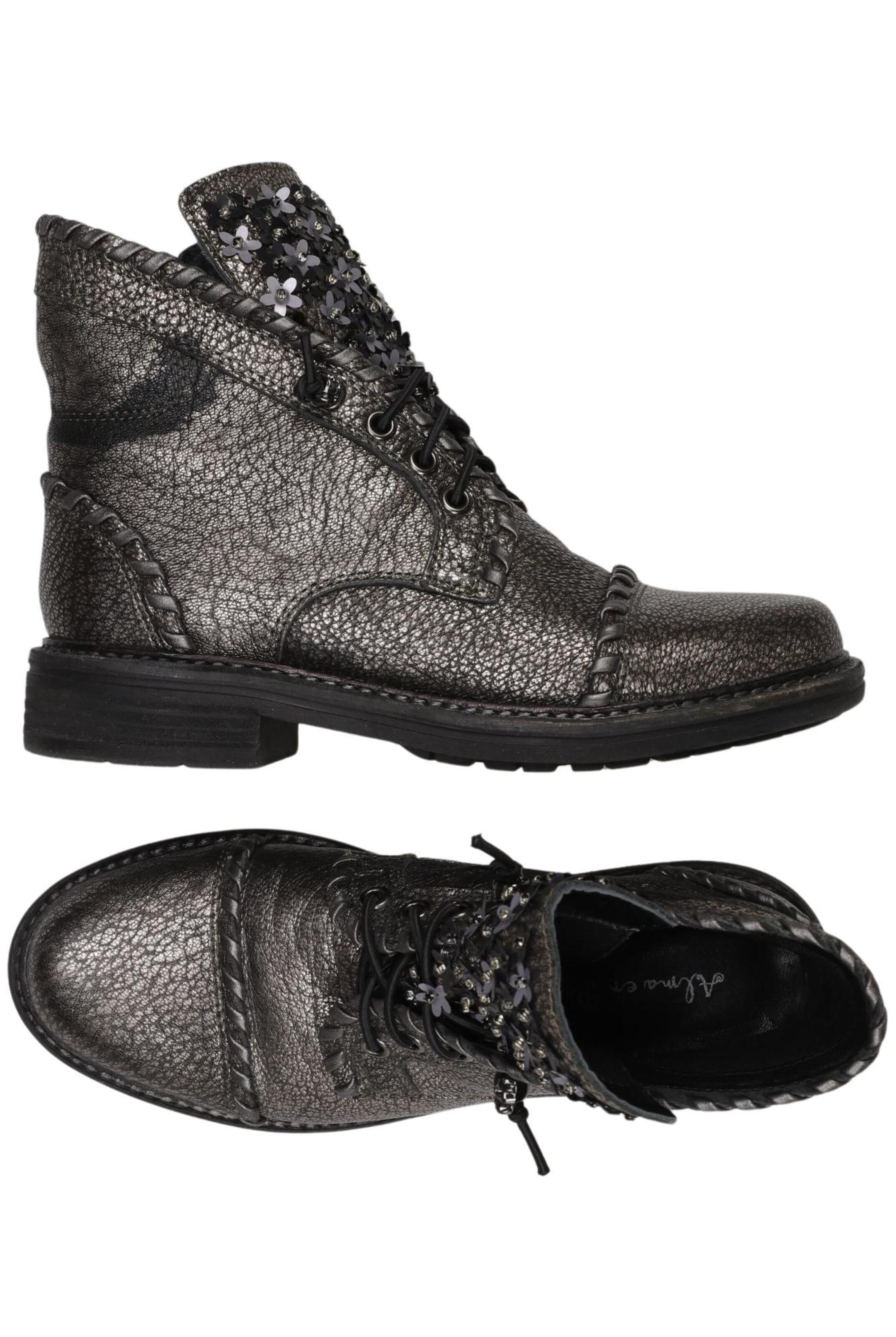 Alma En Pena Dress Boots in 37 in Silver: front