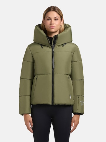khujo Winter jacket 'Audrey Matt' in Green: front