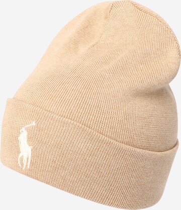 Polo Ralph Lauren Beanie in Beige: front