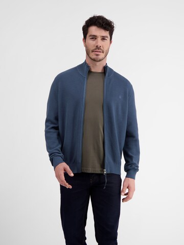 LERROS Knit cardigan in Blue: front