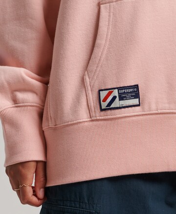 Superdry SUPERDRY Übergroßes Essential Hoodie aus Bio-Baumwolle in Pink