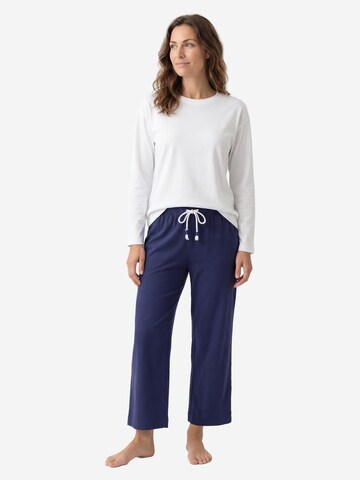 Mey Pyjama 'Solid Love' in Blauw