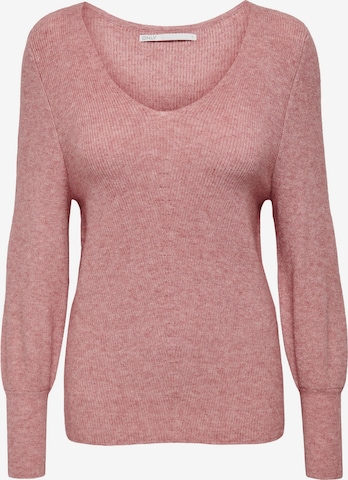 Pullover 'Atia' di ONLY in rosa: frontale