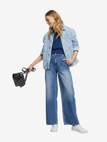 Wide Leg Jean ESPRIT en bleu