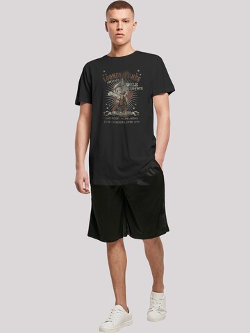 F4NT4STIC Shirt 'Wile E Coyote Guitar' in Schwarz