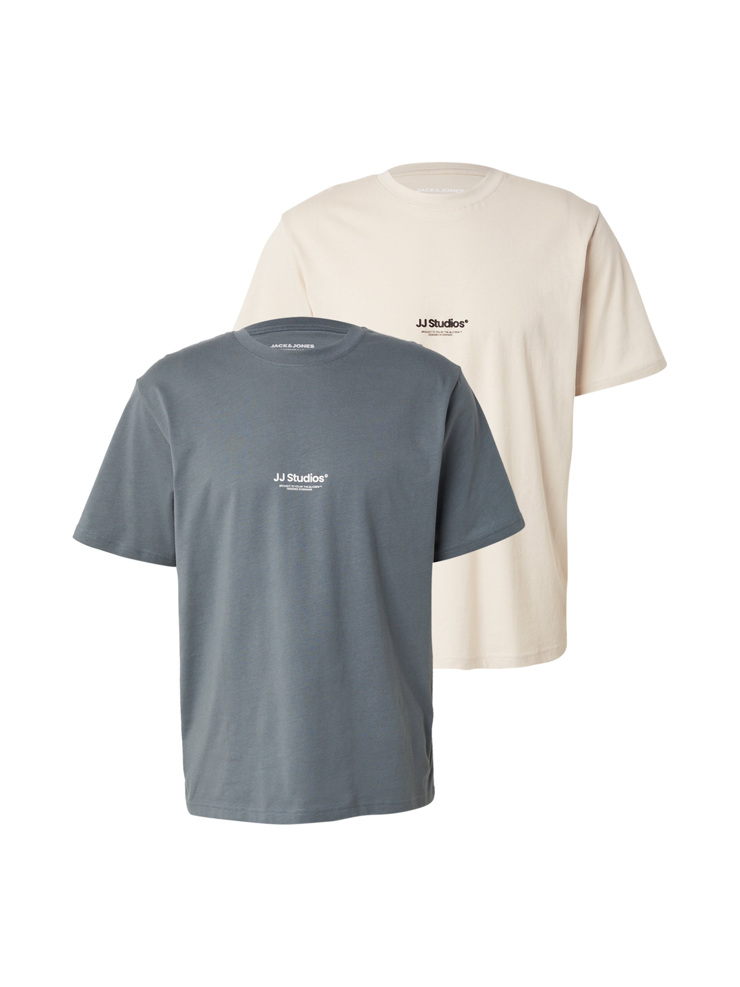 T-Shirt 'JJESOHO' JACK & JONES en beige : devant