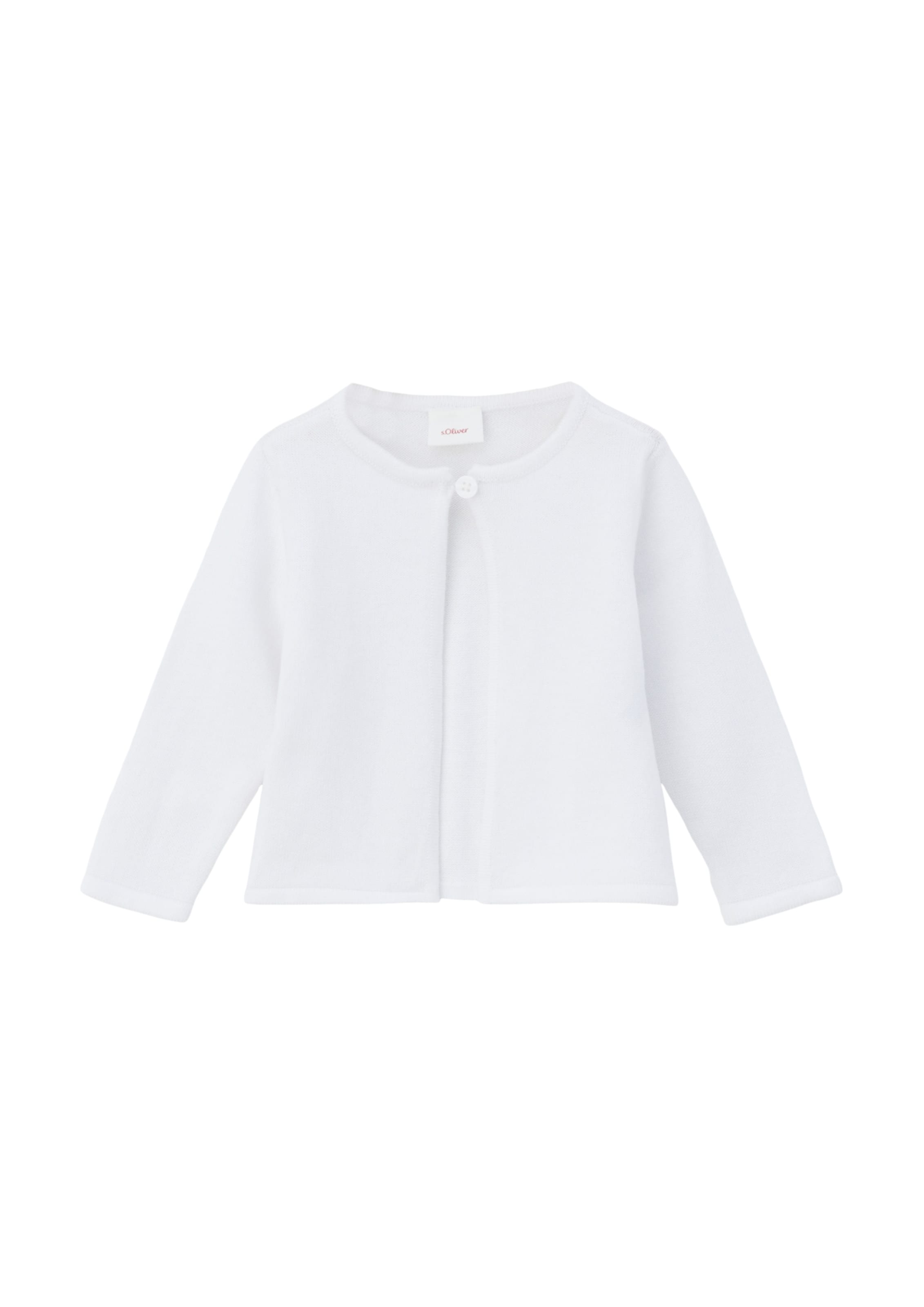 Cardigan s.Oliver en blanc : devant