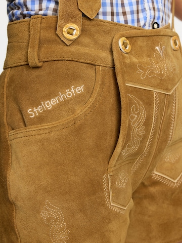 Steigenhöfer Regular Traditional Pants in Brown