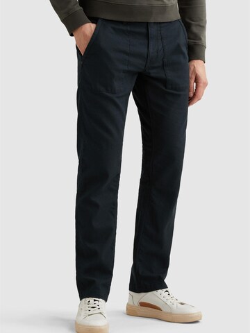 PME Legend Loosefit Broek 'Liftmaster worker pants' in Blauw: voorkant
