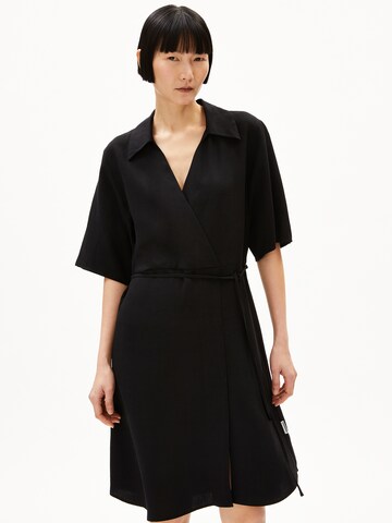ARMEDANGELS Kleid FEMNAAMI LINO in Schwarz: Vorderseite