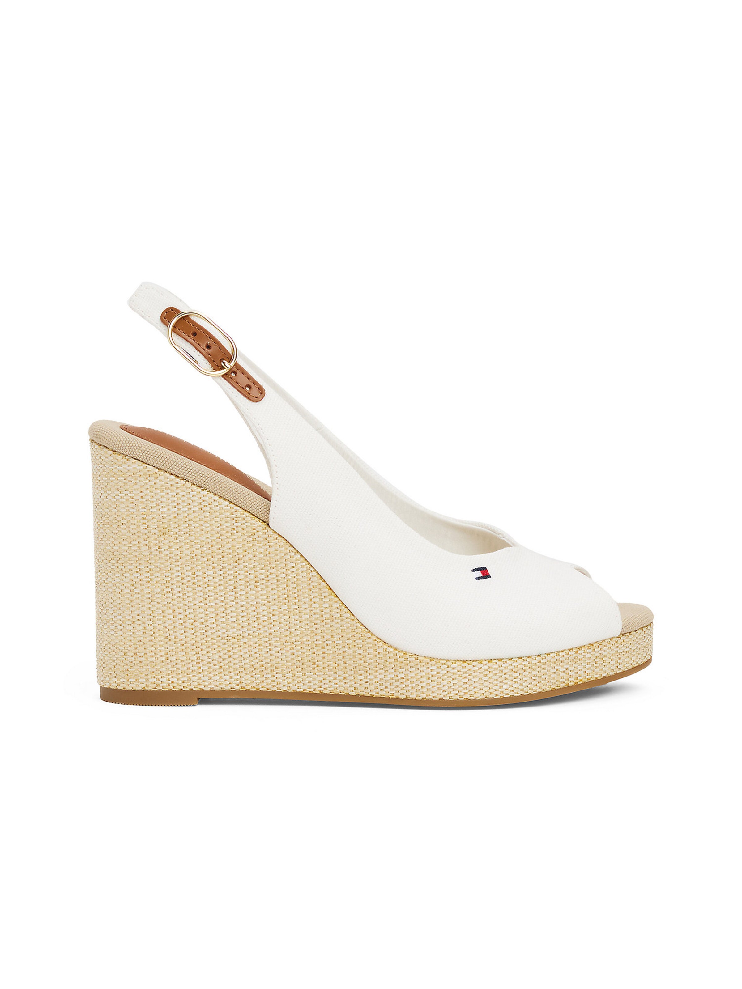 TOMMY HILFIGER Sandale in Weiß