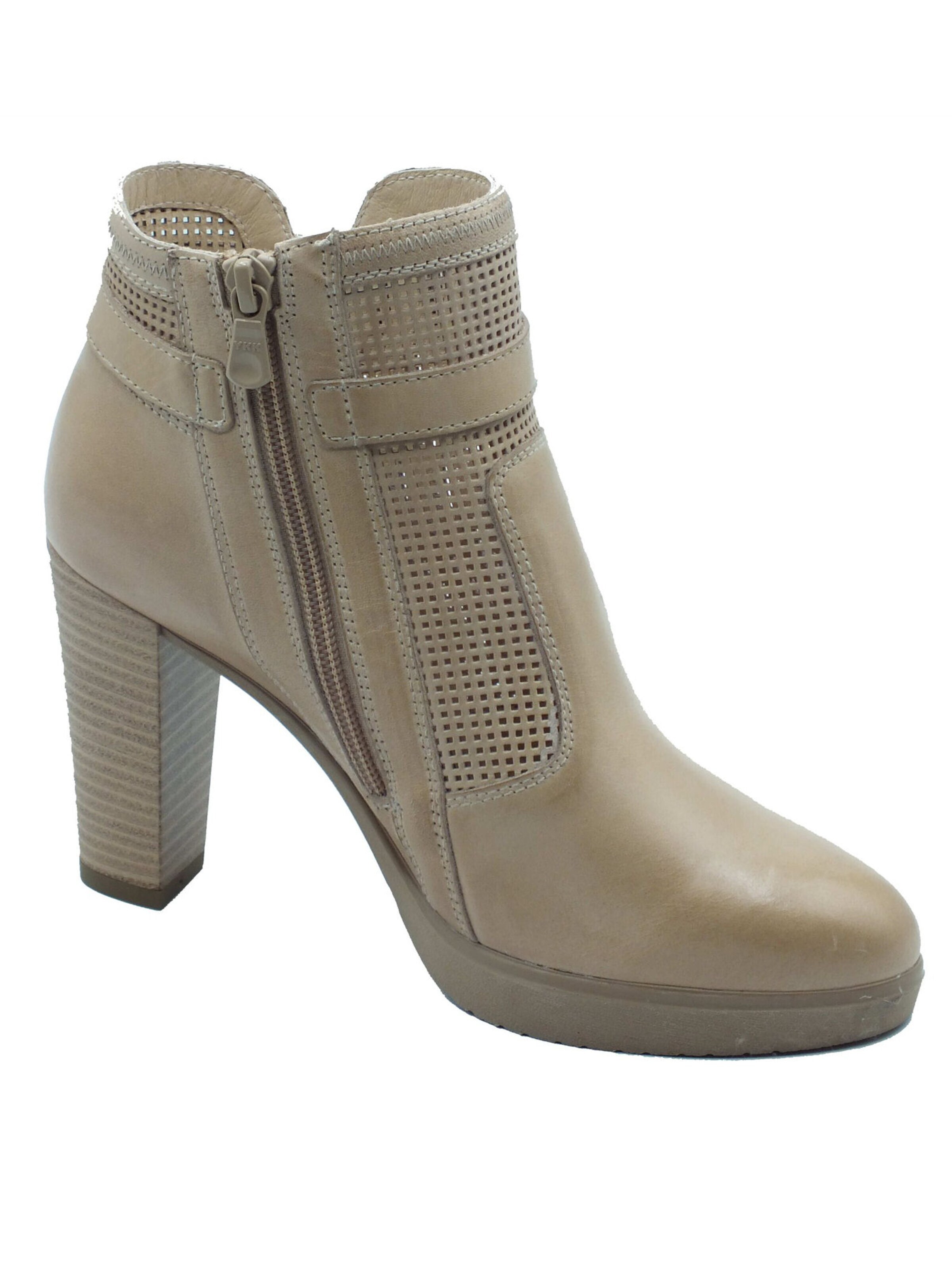 Bottines Nero Giardini en beige