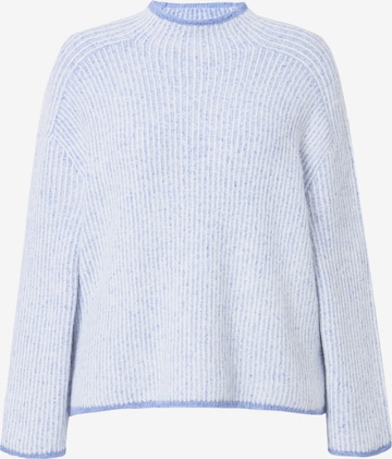 Pull-over Ulla Popken en bleu : devant