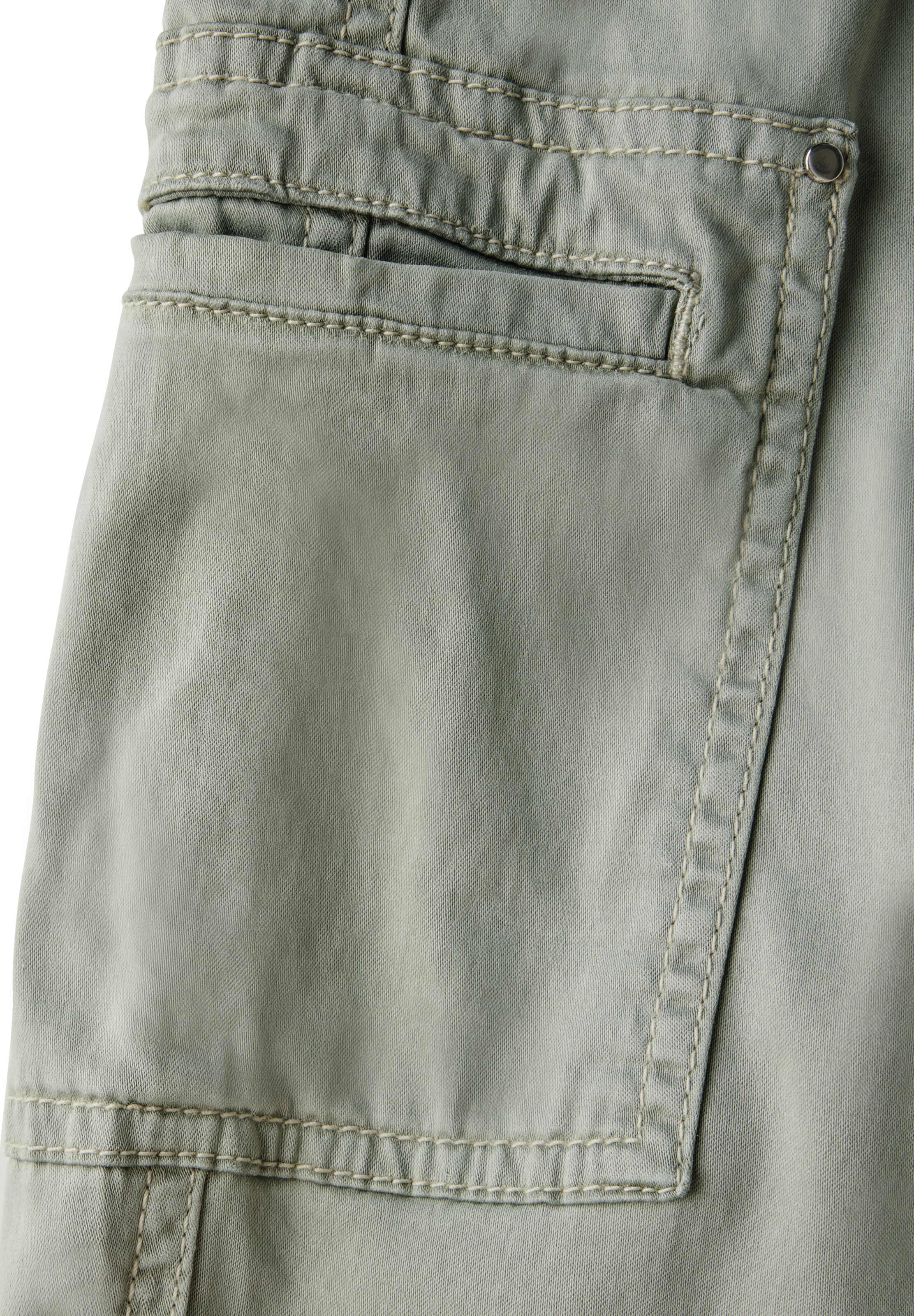 STREET ONE Regular Cargo Pants in Green