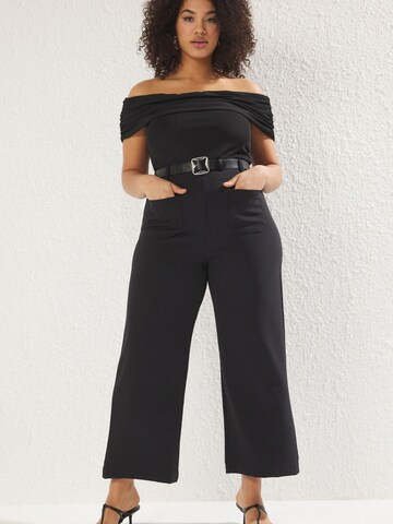 Trendyol Curve Широкий Штаны в Черный
