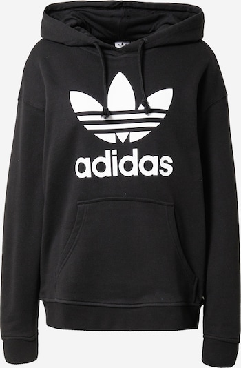 ADIDAS ORIGINALS Sweatshirt 'Trefoil' in schwarz / weiß, Produktansicht