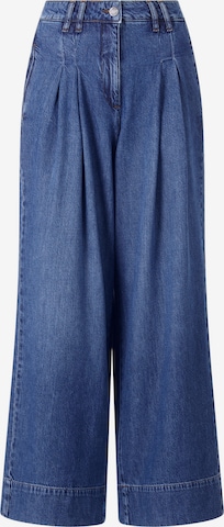 Rich & Royal - Perna larga Calças de ganga em azul: frente
