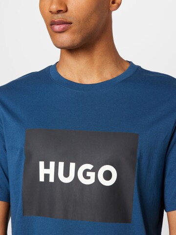 HUGO Red T-Shirt 'Dulive222' in Blau