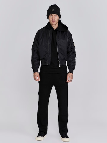 SikSilk Between-season jacket in Black