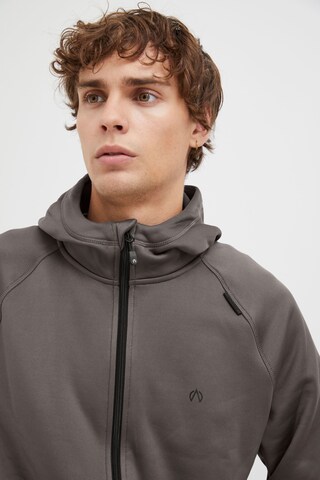 North Bend Fleece Jacket 'Bartos' in Grey