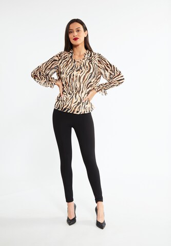 faina Bluse in Beige