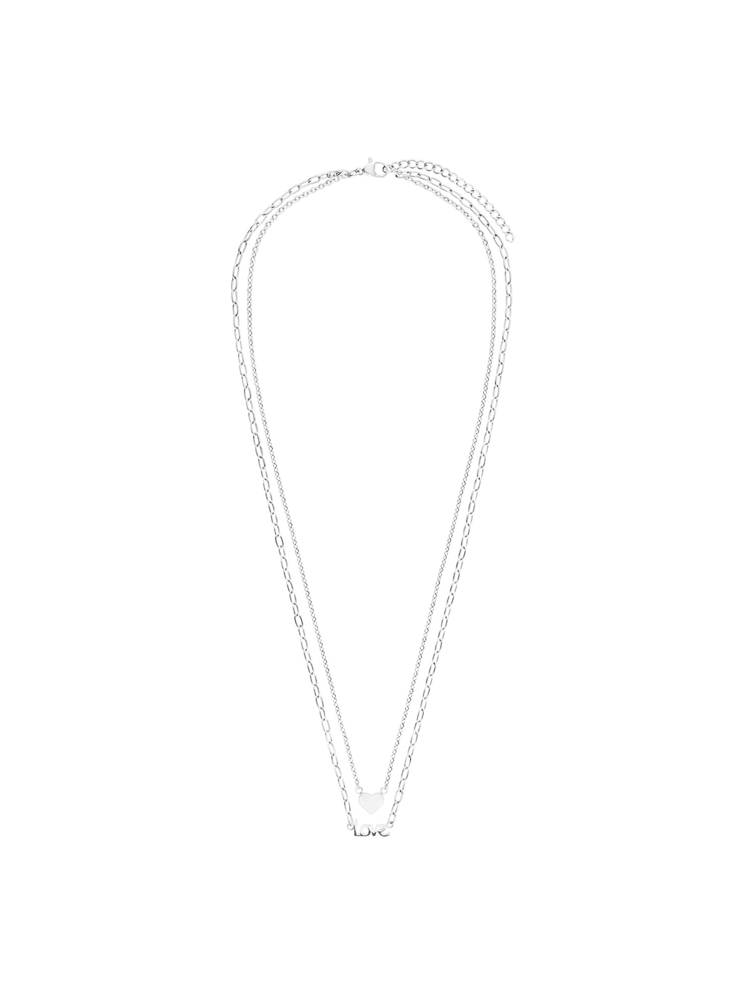 Lucardi Ketting in Zilver: voorkant