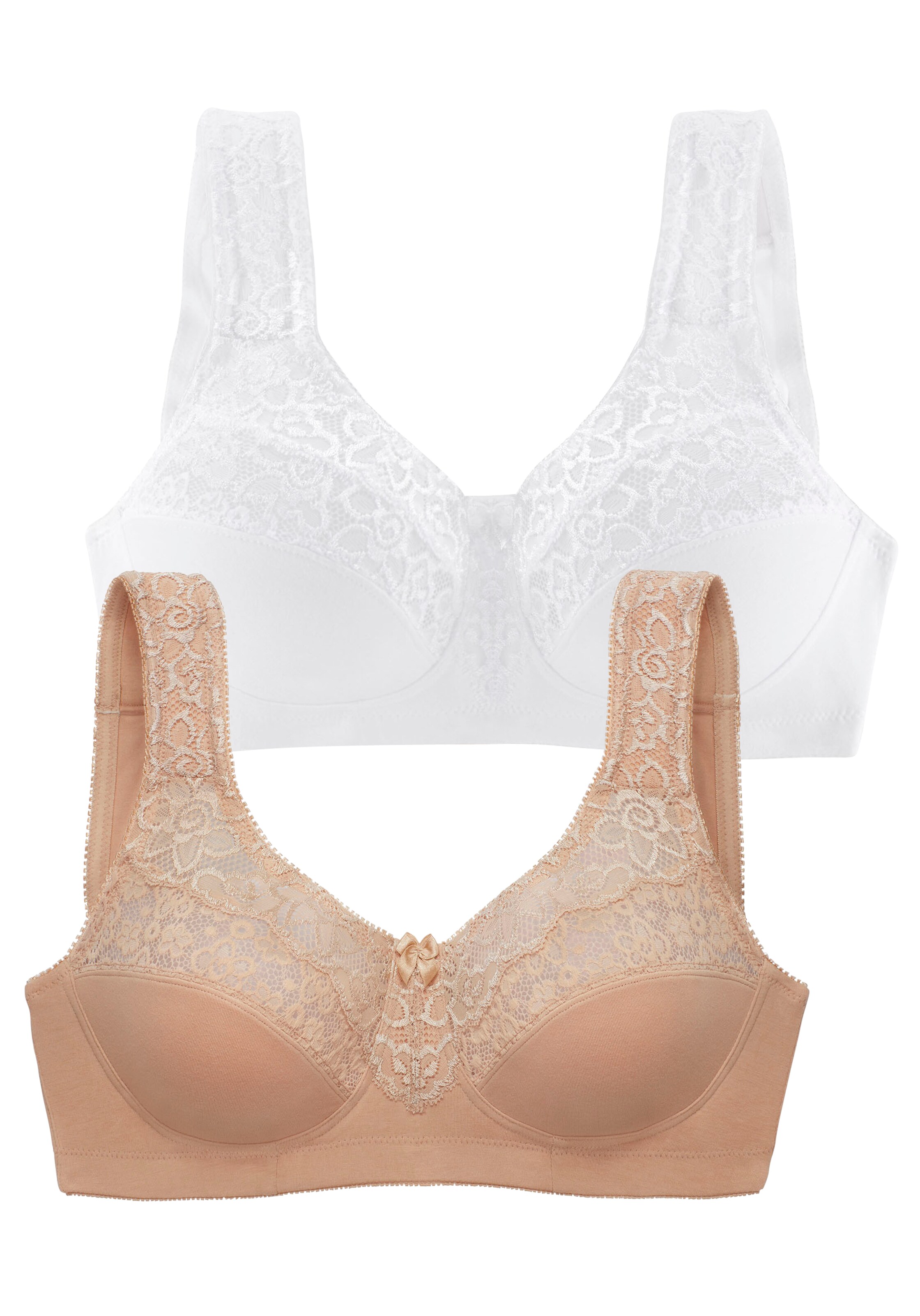 Soutien-gorge PETITE FLEUR by LASCANA en blanc : devant