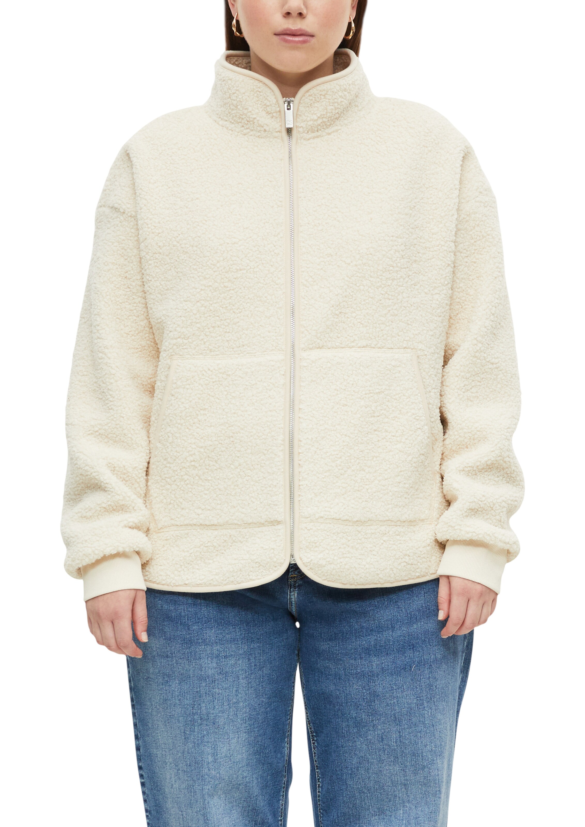 Veste en polaire QS en beige
