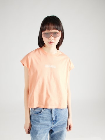 NAPAPIJRI T-Shirt 'TAHI' in Orange: predná strana