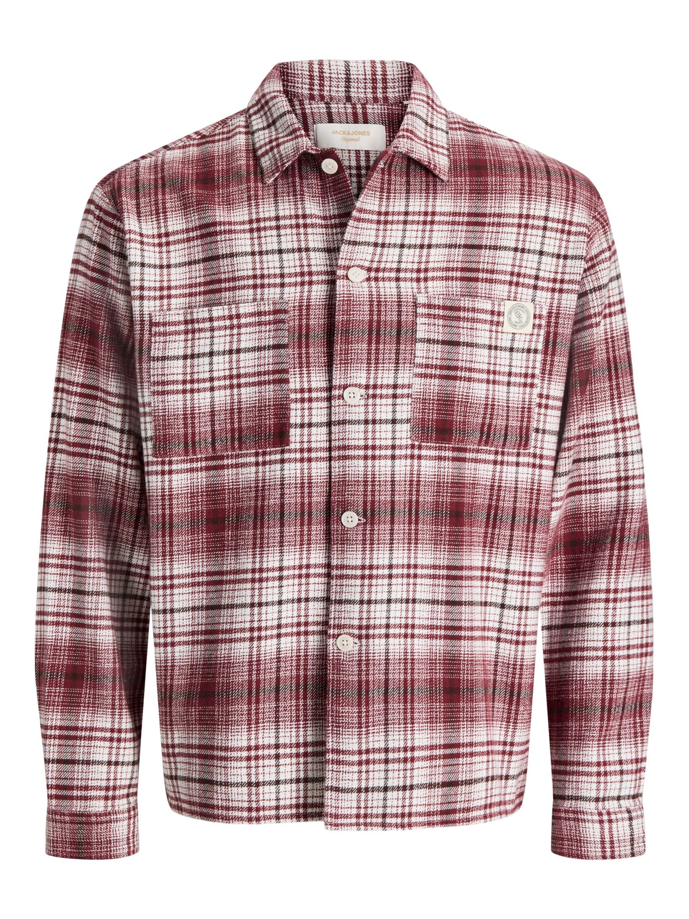 JACK & JONES Comfort Fit Hemd in Lila: Vorderseite