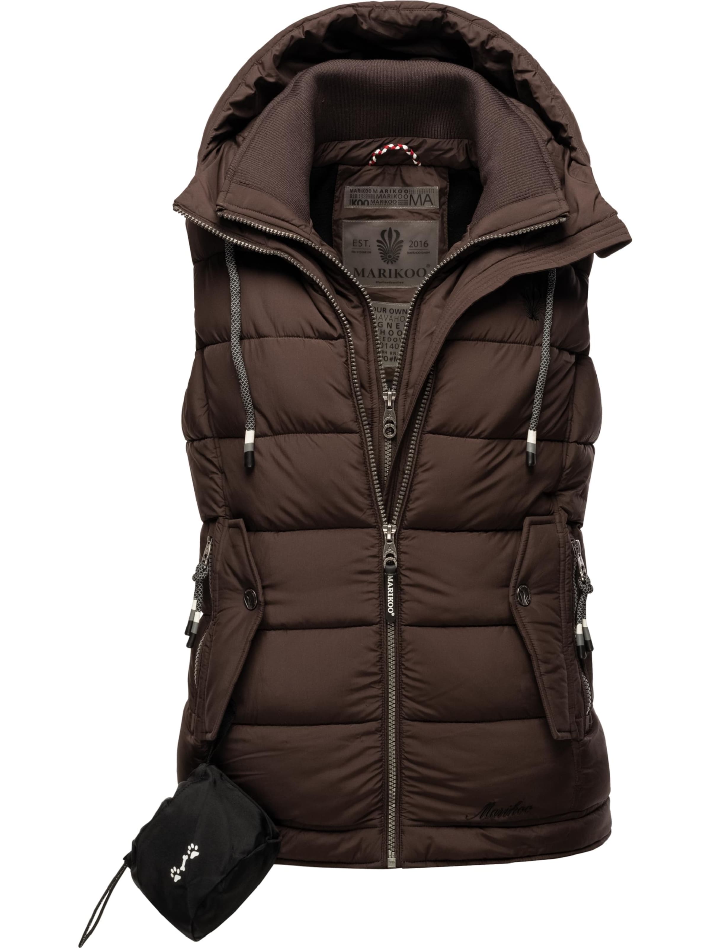 MARIKOO Γιλέκο 'Taisaa' σε καφέ: μπροστά