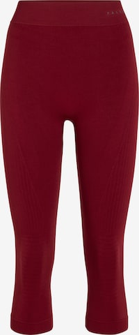 FALKE Workout Pants in Red: front