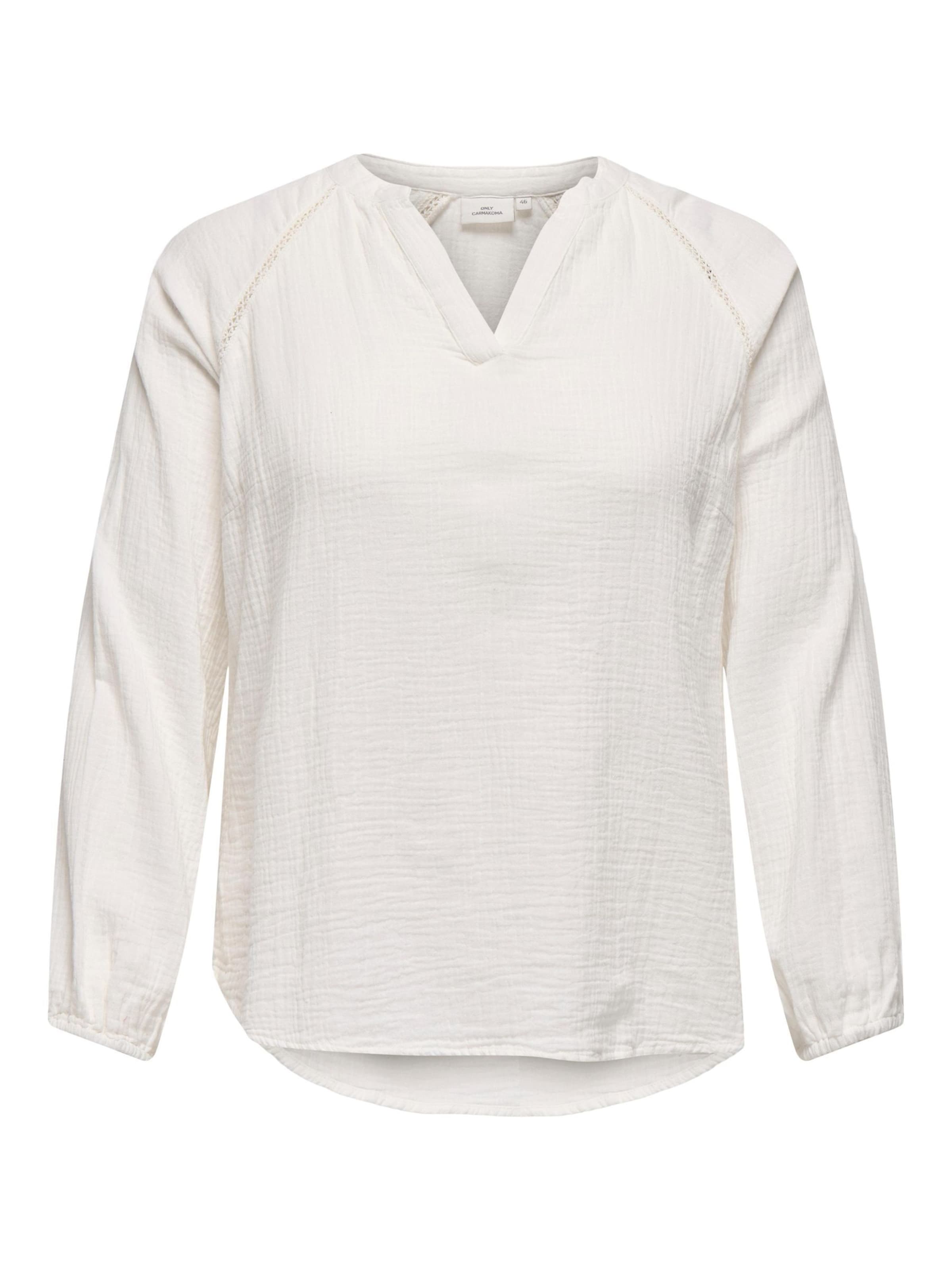 ONLY Carmakoma Μπλούζα 'CARTHYRA' σε λευκό: μπροστά