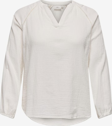 Camicia da donna 'CARTHYRA' di ONLY Carmakoma in bianco: frontale