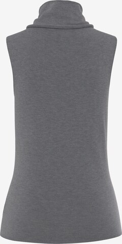 IMPERIAL Knitted Top in Grey