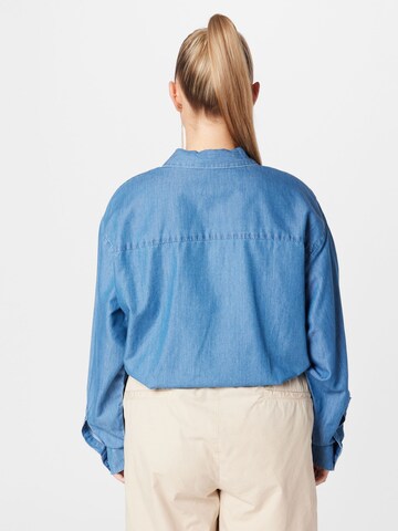 Michael Kors Plus Bluse 'CHAMBRAY' in Blau