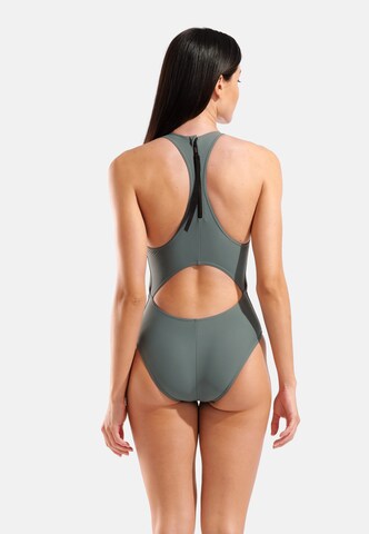 ARENA Bustier Badpak 'Y-BACK' in Groen